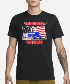 Truckers For Trump Let's Make America Great Again T-Shirt3