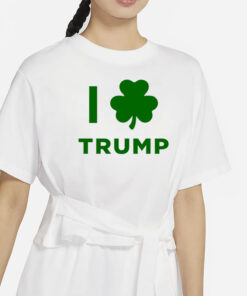 Trump St Paddy's Day White T-Shirts