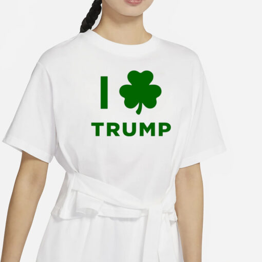 Trump St Paddy's Day White T-Shirts