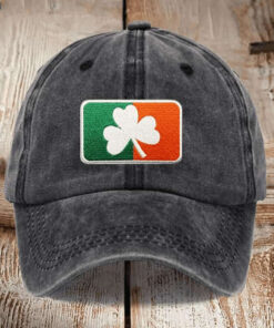 Unisex Distressed Washed Cotton St. Patrick’s Day Printed Hat1