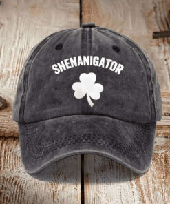 Unisex Funny St. Patrick’s Day Shenanigator Shamrock Hat