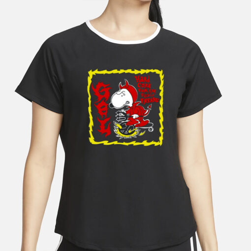 Usain Bolt Thrower Snoopy Hardcore For The Fuckin T-Shirt2