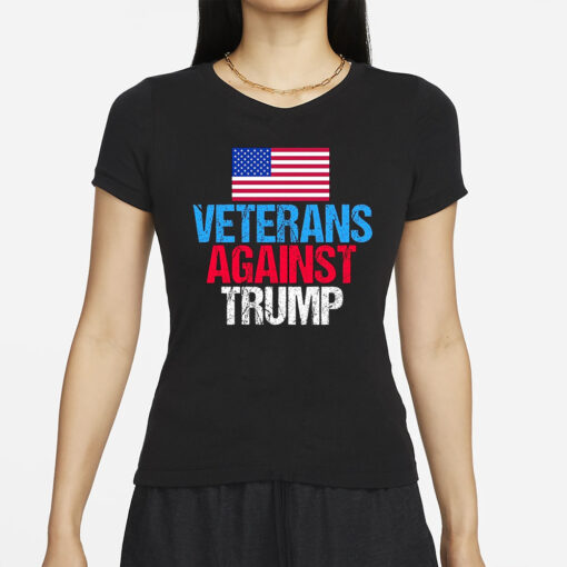 VETERANS AGAINST TRUMP T-SHIRTs