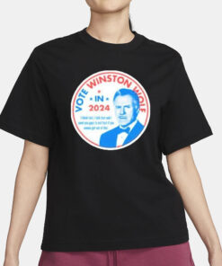 Vote Winston Wolf In 2024 I Think Fast I Talk Fast And I Need You Guys To Act Fast If You Wanna Get Out Of This T-Shirt1