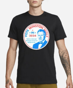 Vote Winston Wolf In 2024 I Think Fast I Talk Fast And I Need You Guys To Act Fast If You Wanna Get Out Of This T-Shirt3