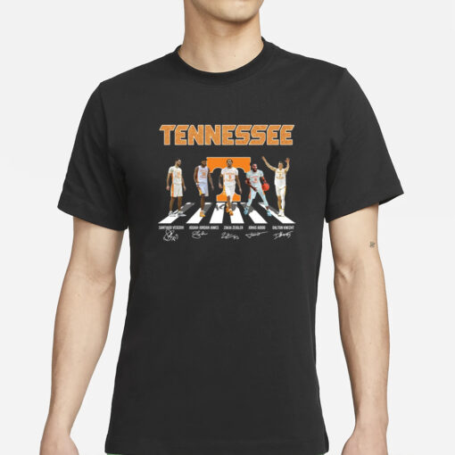 2024 Tennessee Team Abbey Road Signatures T-Shirt