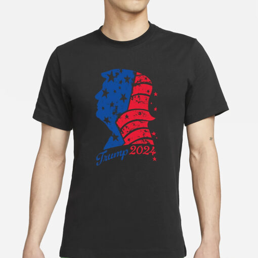 2024 Trump Profile USA T-Shirt.