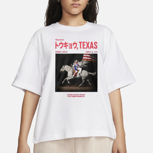 Beyoncé Cowboy Carter Kntry Radio Texas Live From Shibuya T-Shirts