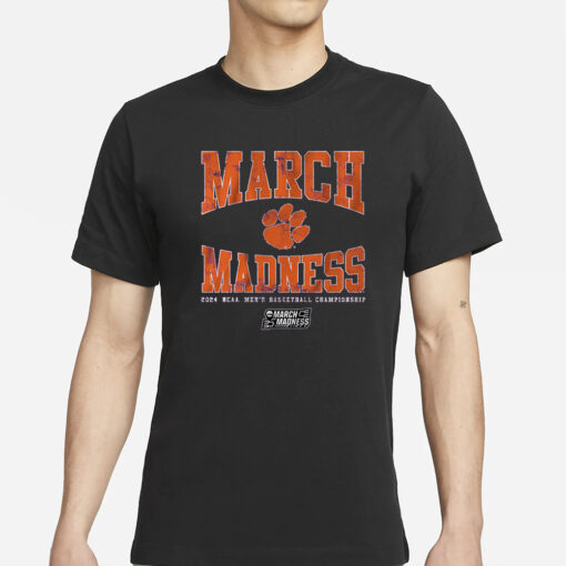 CLEMSON MEN'S BASKETBALL MARCH MADNESS T-SHIRT