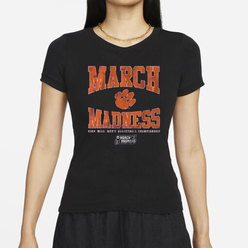 CLEMSON MEN'S BASKETBALL MARCH MADNESS T-SHIRTS