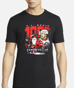 Capitals Tj Oshie 1000 Game Players T-Shirt