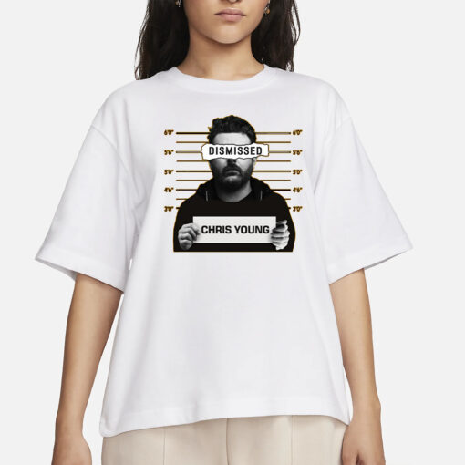 Chris Young T-Shirt Features his Mugshot