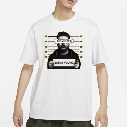 Chris Young T-Shirt Features his Mugshots