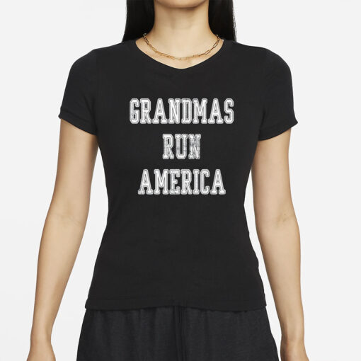 Clichestudios Grandmas Run America T-Shirt