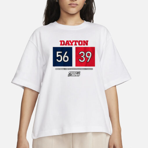 DAYTON BASKETBALL 56-39 T-SHIRT