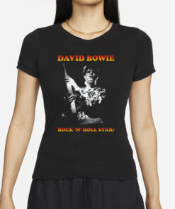 David Bowie Rock N' Roll Star T-Shirts