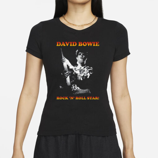 David Bowie Rock N' Roll Star T-Shirts