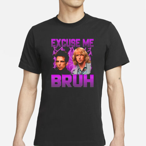 Funnyahhtees Store Excuse Me Bruh T-Shirt