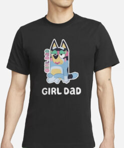 Girl Dad Cartoon T-Shirts