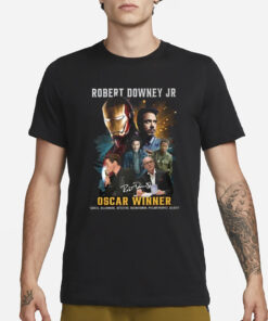 Robert Downey Jr Oscar Winner T-Shirt1