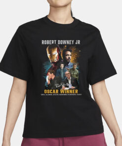 Robert Downey Jr Oscar Winner T-Shirt3