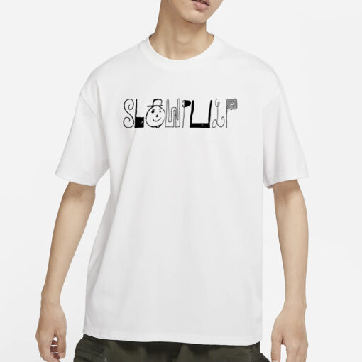 Slow Pulp Band Slow Pulp Black And White Logo T-Shirt