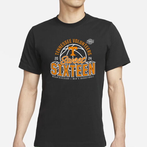 Tennessee Volunteers 2024 Tournament March Madness Sweet Sixteen Defensive Stance T-Shirts