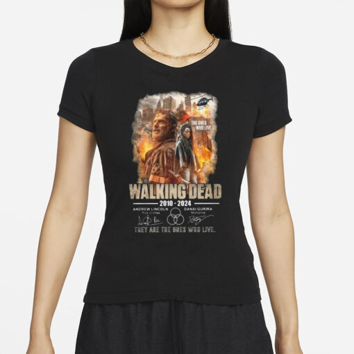 The Walking Dead 2010-2024 They Are The One Who Live T-Shirt