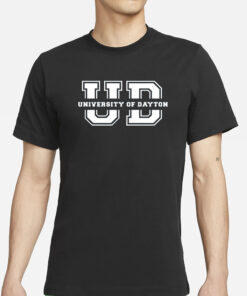 UD - UNIVERSITY OF DAYTON VARSITY BLOCK T-SHIRTS