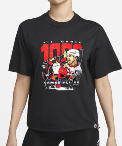 Washington Capitals Tj Oshie 1000 Game Players T-Shirt