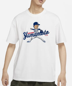 YOSHINOBU YAMAMOTO CARICATURE PRO T-SHIRT