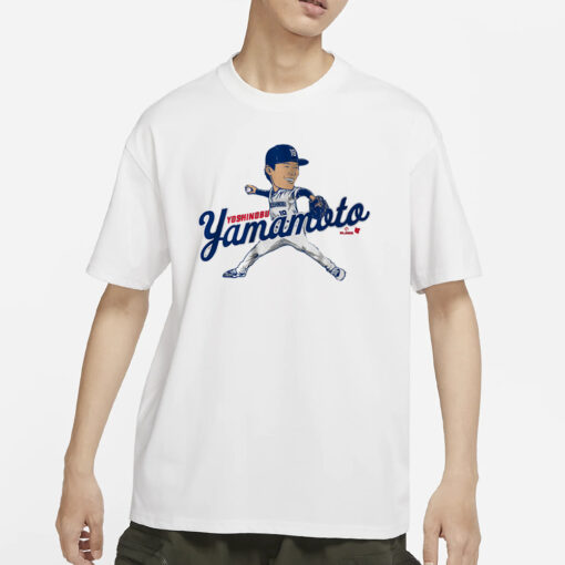 YOSHINOBU YAMAMOTO CARICATURE PRO T-SHIRT