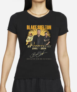 Blake Shelton 23rd Anniversary 2001-2024 Thank You For The Memories T-Shirt