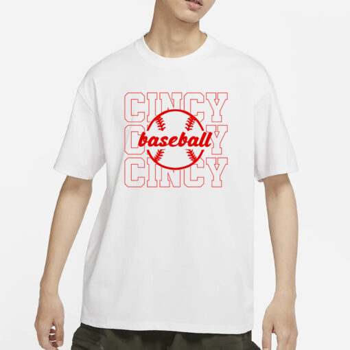 CINCY BASEBALL - GAME DAY ROSIE T-SHIRTS