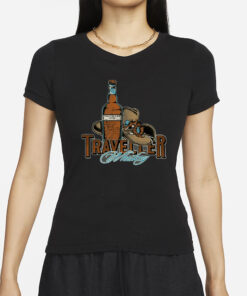 Chris Stapleton Traveller Whiskey Hat & Bottle T-Shirt