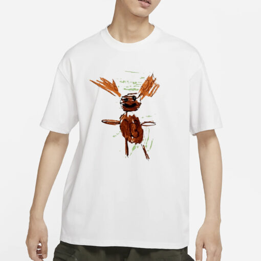 Deer Bango Illustration T-Shirts