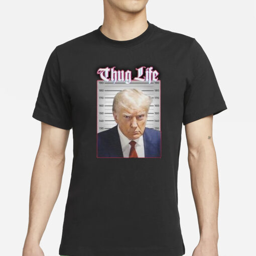 Donald Trump America President In Prison Thug Life 2024 T-Shirts