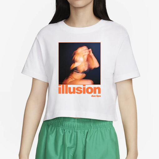 Dua Lipa Illusion White T-Shirts