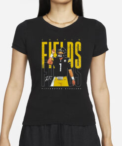 Justin Fields Pittsburgh Steelers T-Shirt3