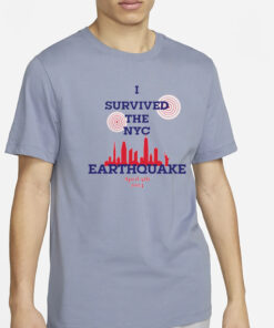 New Yorkers Embrace ‘I Survived The NYC Earthquake’ T-Shirt Amidst Rare Temblor Turmoil