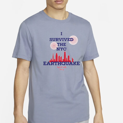 New Yorkers Embrace ‘I Survived The NYC Earthquake’ T-Shirt Amidst Rare Temblor Turmoil