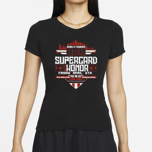 Roh Supercard Of Honor 2024 Event T-Shirts