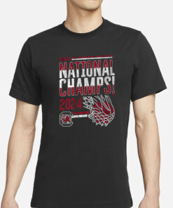 SOUTH CAROLINA WOMEN'S BASKETBALL 2024 NATIONAL CHAMPIONS SWISH T-SHIRT