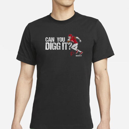 STEFON DIGGS CAN YOU DIGG IT HOUSTON T-SHIRT