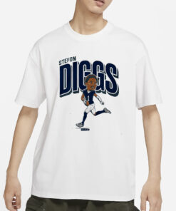 STEFON DIGGS HOUSTON CARICATURE T-SHIRT