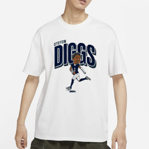 STEFON DIGGS HOUSTON CARICATURE T-SHIRT