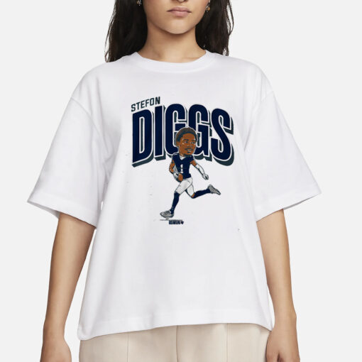 STEFON DIGGS HOUSTON CARICATURE T-SHIRTS