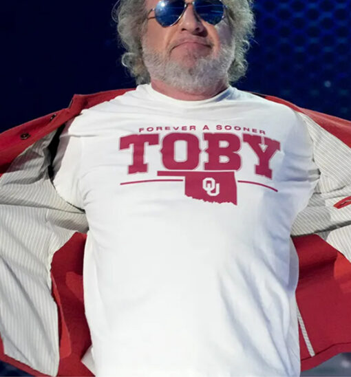 Sammy Hagar Forever A Sooner Toby T-Shirt