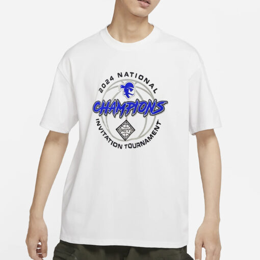 Seton Hall 2024 National Invitation Tournament Champions T-Shirts