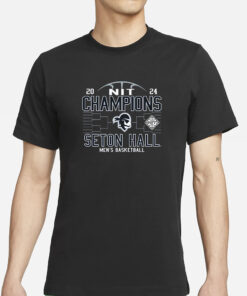 Seton Hall Pirates 2024 Ncaa Men’s Basketball Nit Champions T-Shirt